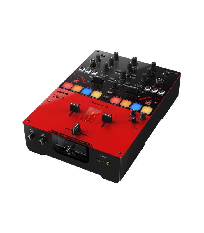 DJM-S5 Scratch-style 2-channel DJ mixer (gloss red)