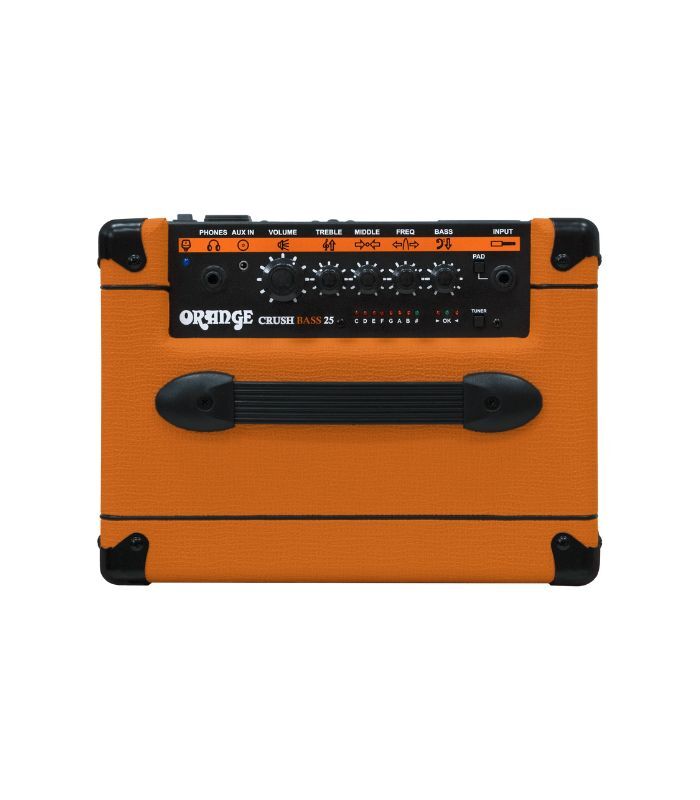 ORANGE - Crush Bass 25 1 x 8" 25 Watt Bass Guitar Combo Amplifier with Active EQ and Parametric Mid Control - Image 2