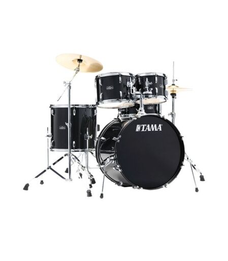 TAMA ST52H6-BNS STAGESTAR 5-piece complete kit with 22" bass drum - Black Night Sparkle - Image 1