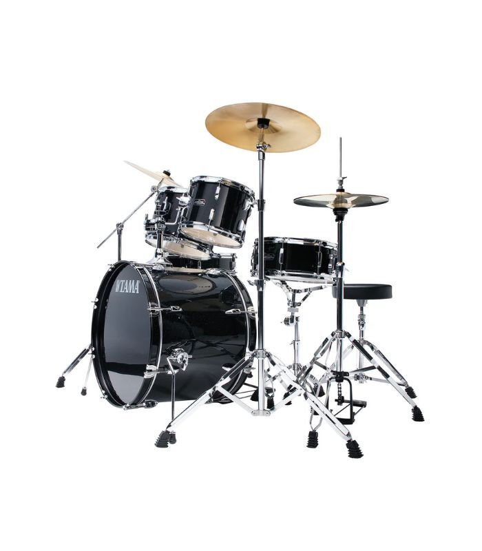 TAMA ST52H6-BNS STAGESTAR 5-piece complete kit with 22" bass drum - Black Night Sparkle - Image 2