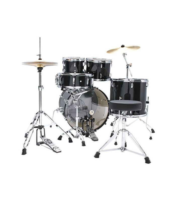 TAMA ST52H6-BNS STAGESTAR 5-piece complete kit with 22" bass drum - Black Night Sparkle - Image 4