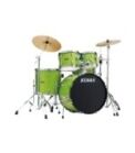TAMA ST52H6C-LGS STAGESTAR 5-piece complete kit with 22" bass drum - Lime Green