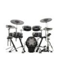 EFNOTE 3 -3X Standard 6 Pieces Electric Drum Set Includes 4 Cymbals, 3 Lambda Tripod Cymbal & Snare Stands, Black Oak Finish (Kick Pedal & Hi Hat Stand Not Included) - Image 10