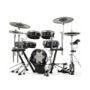 EFNOTE 3 -3X Standard 6 Pieces Electric Drum Set Includes 4 Cymbals, 3 Lambda Tripod Cymbal & Snare Stands, Black Oak Finish (Kick Pedal & Hi Hat Stand Not Included)