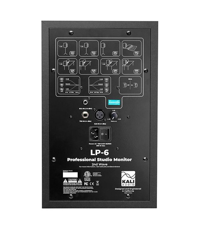 Kali LP6 V.2 Powered Studio Monitor - Black - Image 4