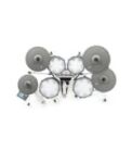 EFNOTE 3 - 3 Style B 5 Pieces Electric Drum Set Includes 4 Cymbals, 3 Lambda Tripod Cymbal & Snare Stands, White Sparkle Finish (Kick Pedal & Hi Hat Stand Not Included) - Image 4