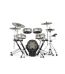 EFNOTE 3 - 3 Style B 5 Pieces Electric Drum Set Includes 4 Cymbals, 3 Lambda Tripod Cymbal & Snare Stands, White Sparkle Finish (Kick Pedal & Hi Hat Stand Not Included)