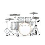 EFNOTE 7 - 7 Standard 4 Pieces Electric Drum Set Includes 3 Cymbals, White Sparkle Finish (Hardware Not Included)