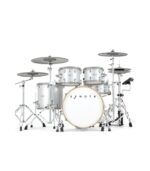 EFNOTE 7 - 7 Standard 4 Pieces Electric Drum Set Includes 3 Cymbals, White Sparkle Finish (Hardware Not Included)