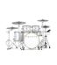 EFNOTE 7 - 7 Standard 4 Pieces Electric Drum Set Includes 3 Cymbals, White Sparkle Finish (Hardware Not Included)