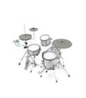 EFNOTE - E Mini Standard 4 Pieces Electric Drum Set Includes 3 Cymbals, Snare & Cymbal Stand, White Sparkle Finish (Kick Pedal & Hi Hat Stand Not Included) - Image 3