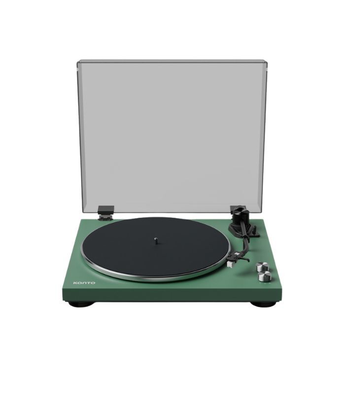 Kanto Audio - OBI3 Turntable with Bluetooth 5.3, Preamp, and Pitch Control - Matte Green - Image 2