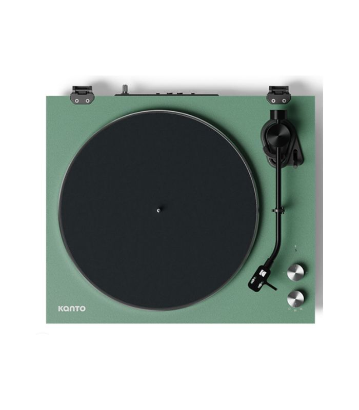Kanto Audio - OBI3 Turntable with Bluetooth 5.3, Preamp, and Pitch Control - Matte Green - Image 4