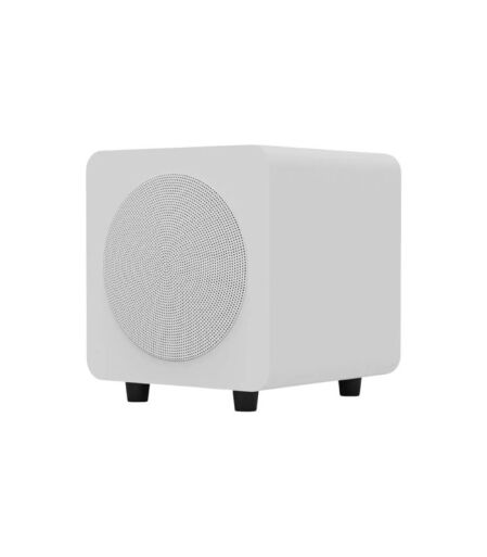 Kanto Audio - SUB6 200W 6" Sealed Powered Subwoofer, Matte White / White Grille - Image 1