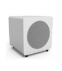 Kanto Audio - SUB8 300W 8" Sealed Powered Subwoofer, Matte White / White Grille