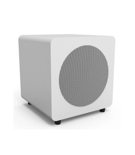 Kanto Audio - SUB8 300W 8" Sealed Powered Subwoofer, Matte White / White Grille - Image 1