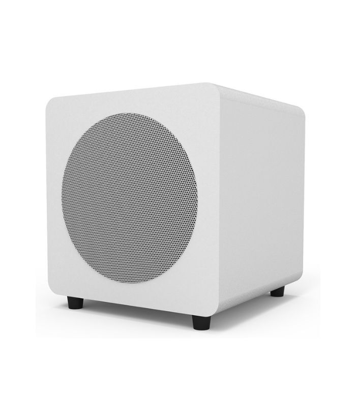 Kanto Audio - SUB8 300W 8" Sealed Powered Subwoofer, Matte White / White Grille - Image 3
