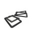 Kanto Audio - S2 Angled Desktop Speaker Stands for Small Speakers - Black, Pair