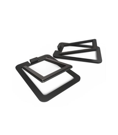 Kanto Audio - S2 Angled Desktop Speaker Stands for Small Speakers - Black, Pair - Image 1