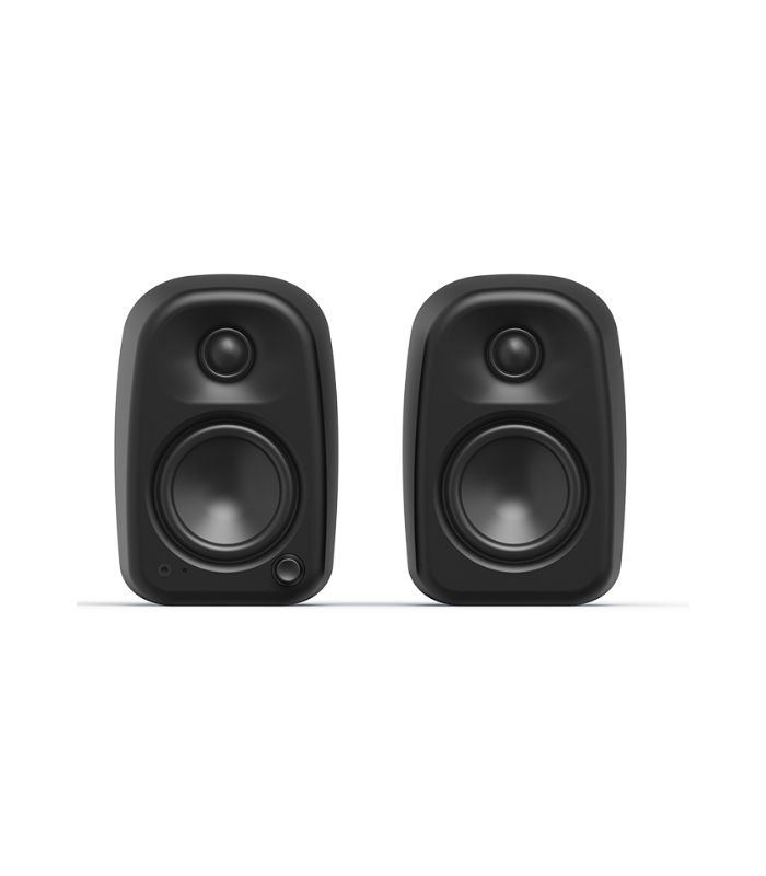 Kanto Audio - UKI 100W Desktop Speakers with Bluetooth, USB-C, Headphone out – Onyx (Matte Black), Pair - Image 3