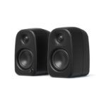 Kanto Audio - UKI 100W Desktop Speakers with Bluetooth, USB-C, Headphone out – Onyx (Matte Black), Pair