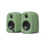 Kanto Audio - UKI 100W Desktop Speakers with Bluetooth, USB-C, Headphone out – Sage (Matte Green) Pair