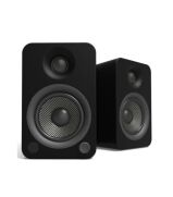 Kanto Audio - YU4 140W Powered Bookshelf Speakers with Bluetooth and Phono Preamp - Matte Black, Pair
