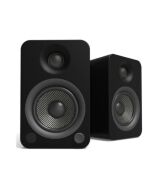 Kanto Audio - YU4 140W Powered Bookshelf Speakers with Bluetooth and Phono Preamp - Matte Black, Pair