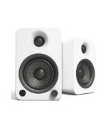 Kanto Audio - YU4 140W Powered Bookshelf Speakers with Bluetooth and Phono Preamp - Matte White, Pair
