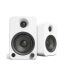Kanto Audio - YU4 140W Powered Bookshelf Speakers with Bluetooth and Phono Preamp - Matte White, Pair