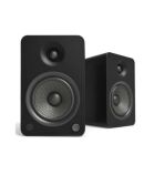 Kanto Audio - YU6 200W Powered Bookshelf Speakers with Bluetooth and Phono Preamp - Matte Black, Pair