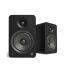 Kanto Audio - YU6 200W Powered Bookshelf Speakers with Bluetooth and Phono Preamp - Matte Black, Pair