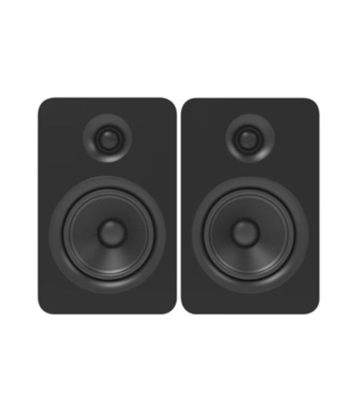 Kanto Audio - YU6 200W Powered Bookshelf Speakers with Bluetooth and Phono Preamp - Matte Black, Pair - Image 3