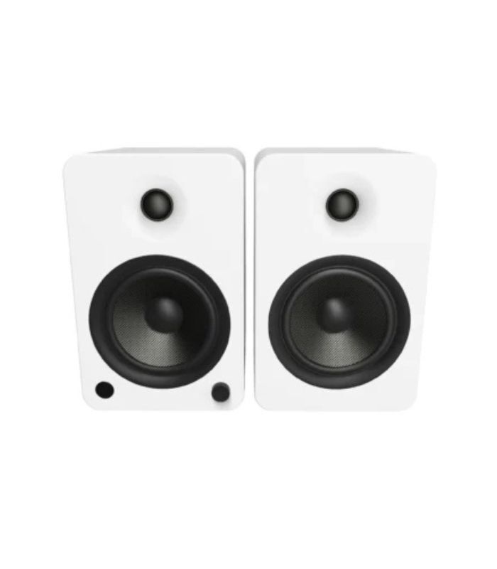 Kanto Audio - YU6 200W Powered Bookshelf Speakers with Bluetooth and Phono Preamp - Matte White, Pair - Image 2