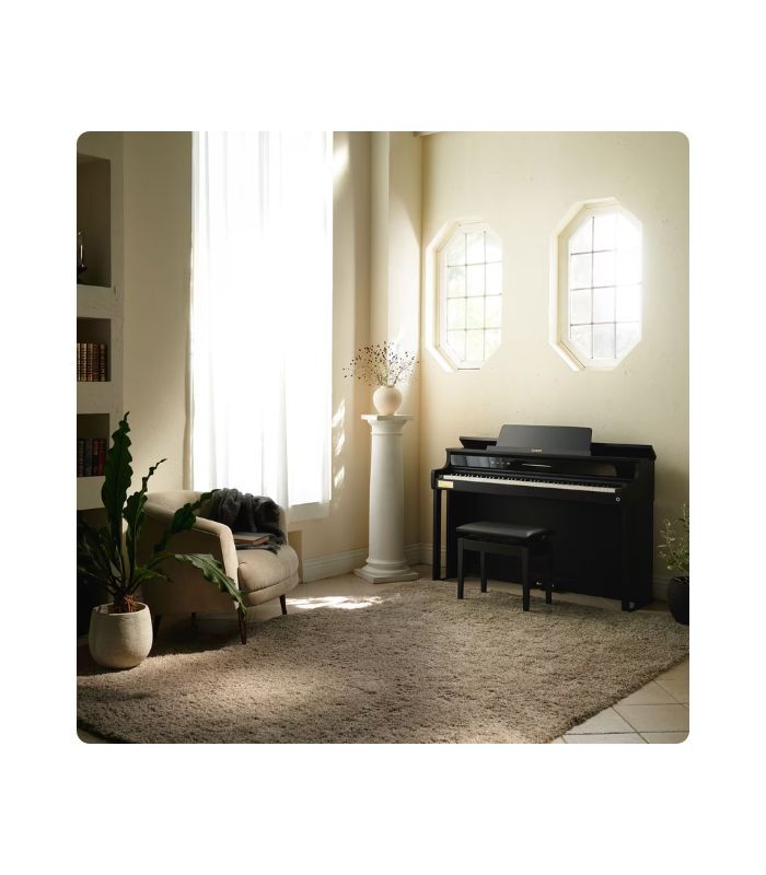 ⁦كاسيو أي بي-٧٥٠بي كاي البيانو الرقمي باللون الأسود⁩ - الصورة ⁦2⁩