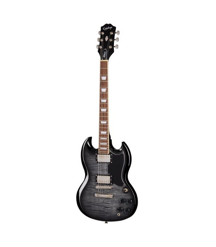 Epiphone - SG Tribute Plus Electric Guitar - Ebony Burst - Image 1
