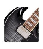 Epiphone - SG Tribute Plus Electric Guitar - Ebony Burst - Image 3