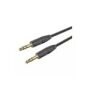 Roxtone - GMJJ200L3 - TRS 3 Meters Gold Audio Cable
