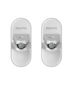 Kanto Audio - SPW3W Universal Satellite Speaker Wall Mount Bracket - White, Pair - Image 2