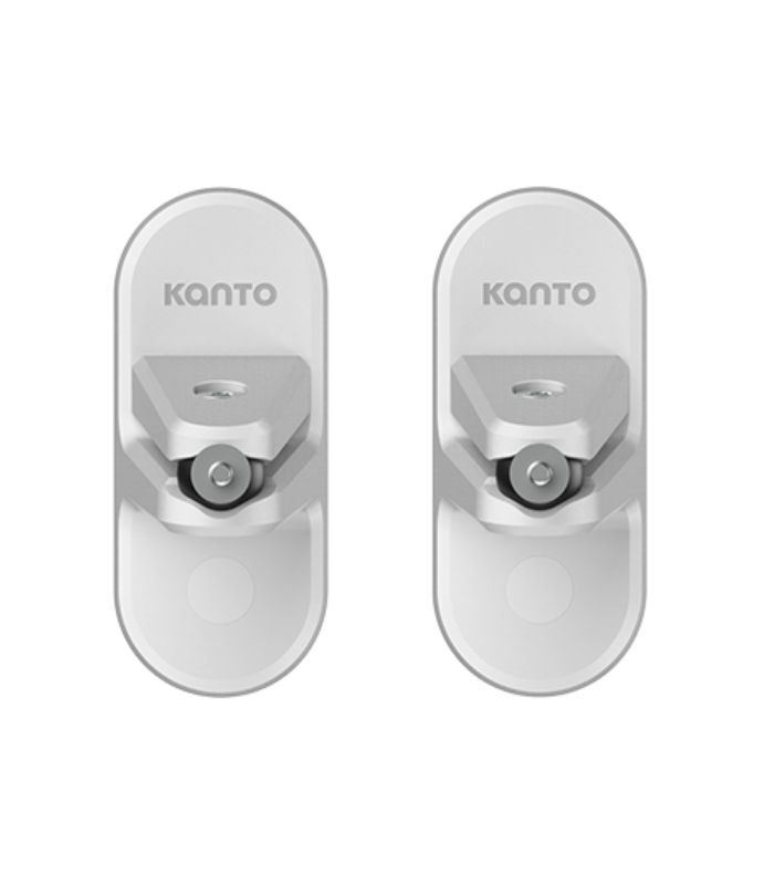 Kanto Audio - SPW3W Universal Satellite Speaker Wall Mount Bracket - White, Pair - Image 2