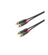 Roxtone - PACC130L0030 - 2RCA to 2RCA 3 Meters Gold Audio Cable