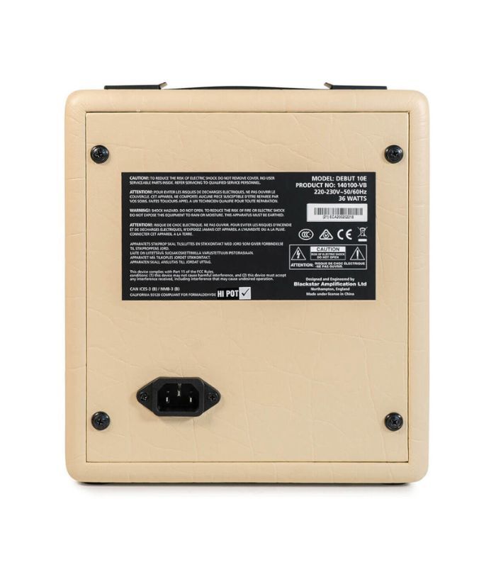 ⁦بلاك ستار - ديبيو ١٠ إي ٢* ٣ بوصات مضخم صوت الجيتار ١٠ واط (باللون البيج)⁩ - الصورة ⁦3⁩
