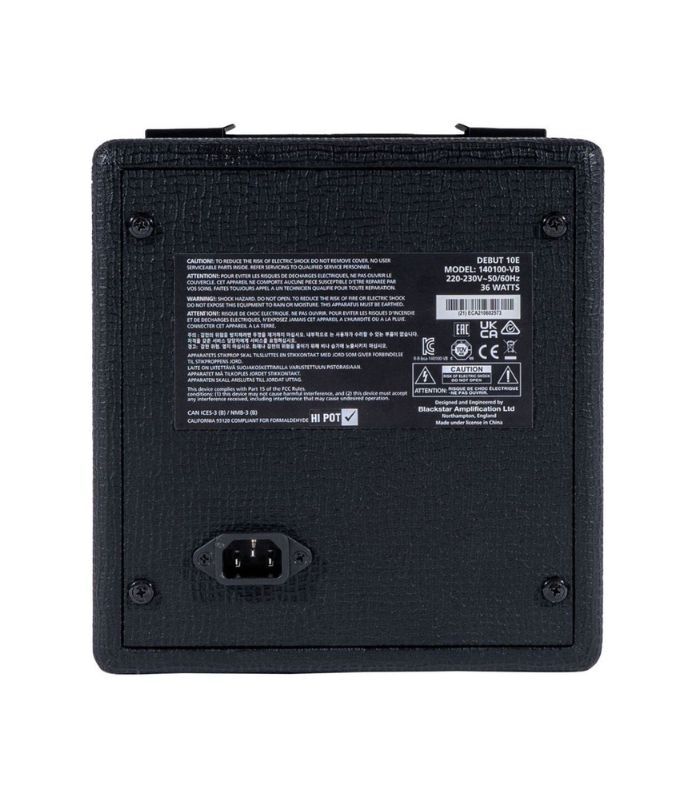 ⁦بلاك ستار - ديبيو ١٠ إي ٢* ٣ بوصات مضخم صوت الجيتار ١٠ واط (باللون الاسود)⁩ - الصورة ⁦2⁩