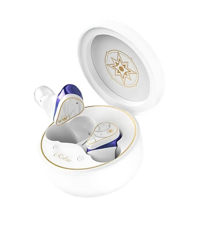 ⁦سماعات موندورب روبن اللاسلكية (الأبيض والأزرق)⁩ - الصورة ⁦3⁩