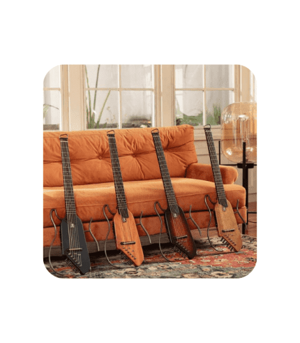 Donner HUSH-I Acoustic-Electric Guitar Kit for Travel Silent Practice