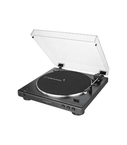 Audio-Technica Audio Technica AT LP60XBT Full Automatic Wireless Belt Drive Turntable, Black