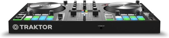 Native Instruments Traktor Kontrol S2 MK3 2-channel DJ Controller Complete 2-deck USB DJ Control Surface, Audio Interface, and Software System for Mac or PC