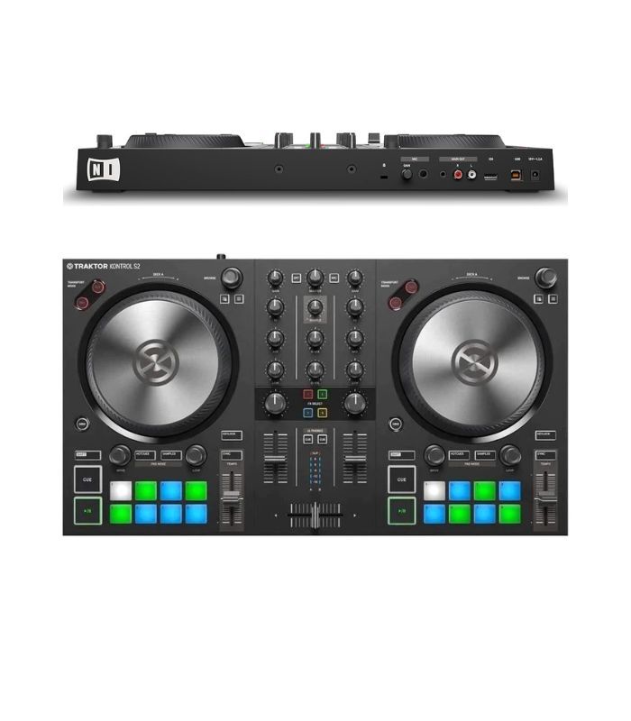Native Instruments Traktor Kontrol S2 MK3 2-channel DJ Controller Complete 2-deck USB DJ Control Surface, Audio Interface, and Software System for Mac or PC