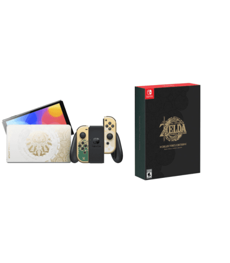 oledzeldacollectorbundle Nintendo Switch - OLED Model The Legend of Zelda + Collector's Edition JAP - Image 1