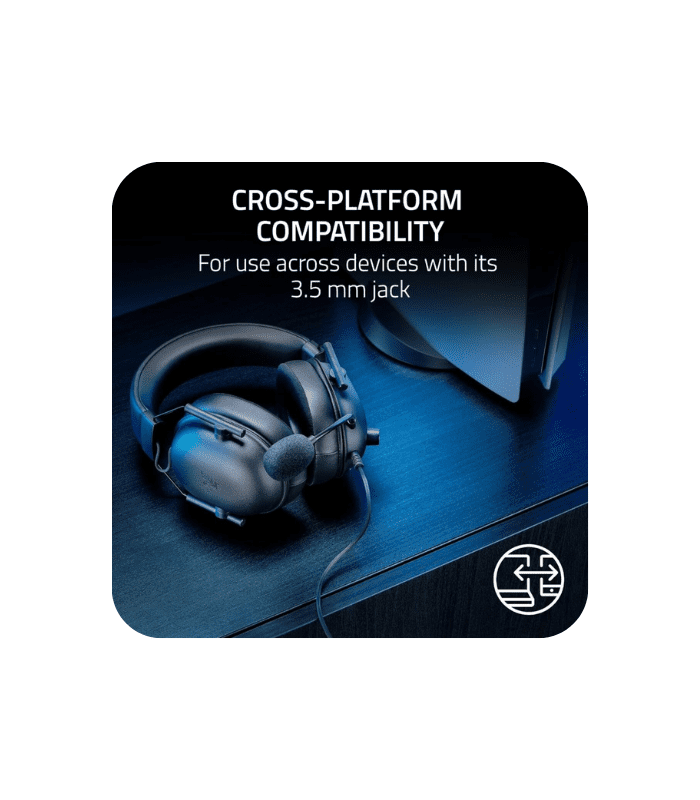 ⁦ريزر - بلاك شارك في ٢ أكس لجهاز بلايستيشن - أسود⁩ - الصورة ⁦2⁩